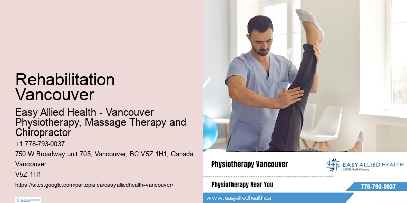 Rehabilitation Vancouver physiotherapy for bursitis