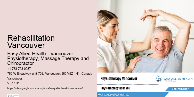 Rehabilitation Vancouver physiotherapy for improved circulation