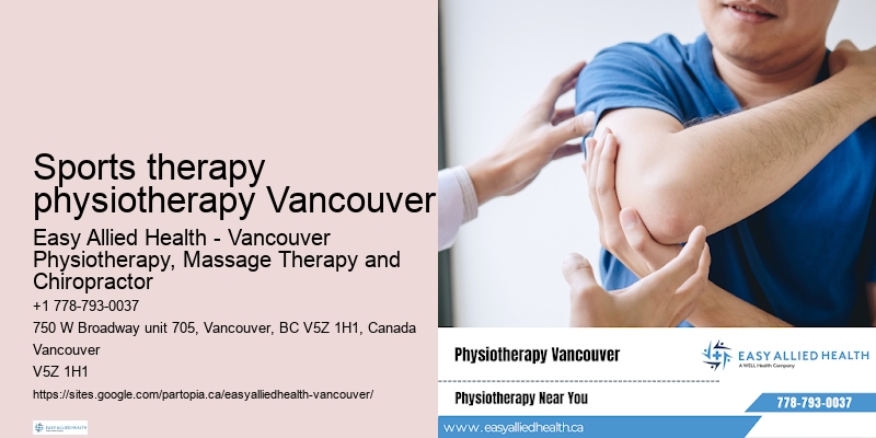 Sports therapy physiotherapy Vancouver physiotherapy and rehabilitation