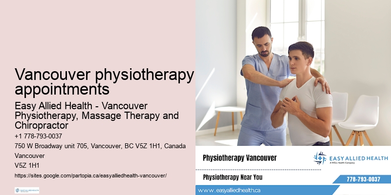 Rehabilitation Vancouver physiotherapy appointments