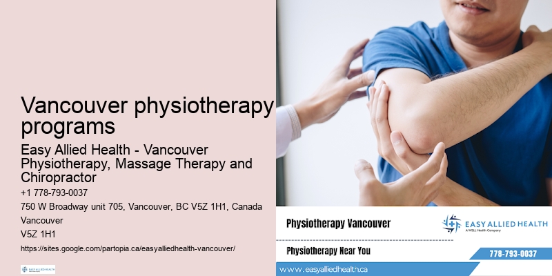 Professional neck pain therapists Vancouver physiotherapy programs