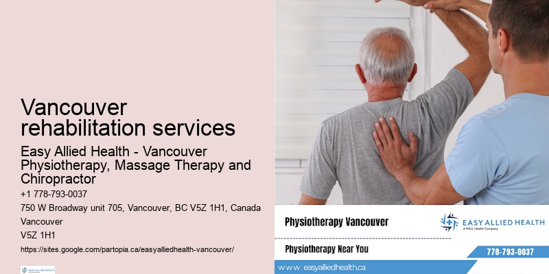 Certified physiotherapy practitioners in Vancouver rehabilitation services