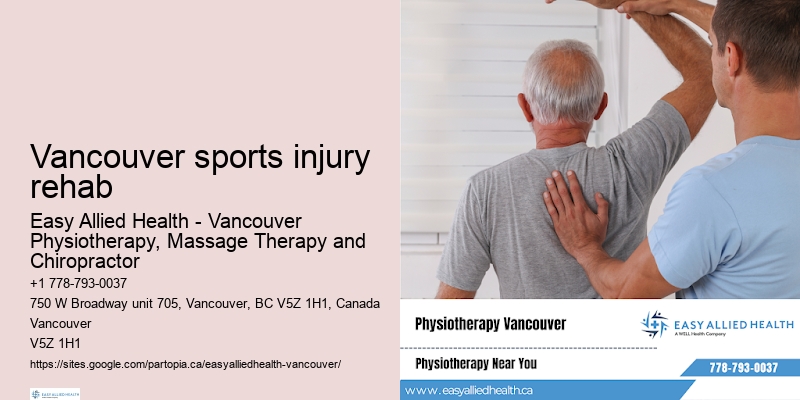 Professional physiotherapy for seniors in Vancouver sports injury rehab