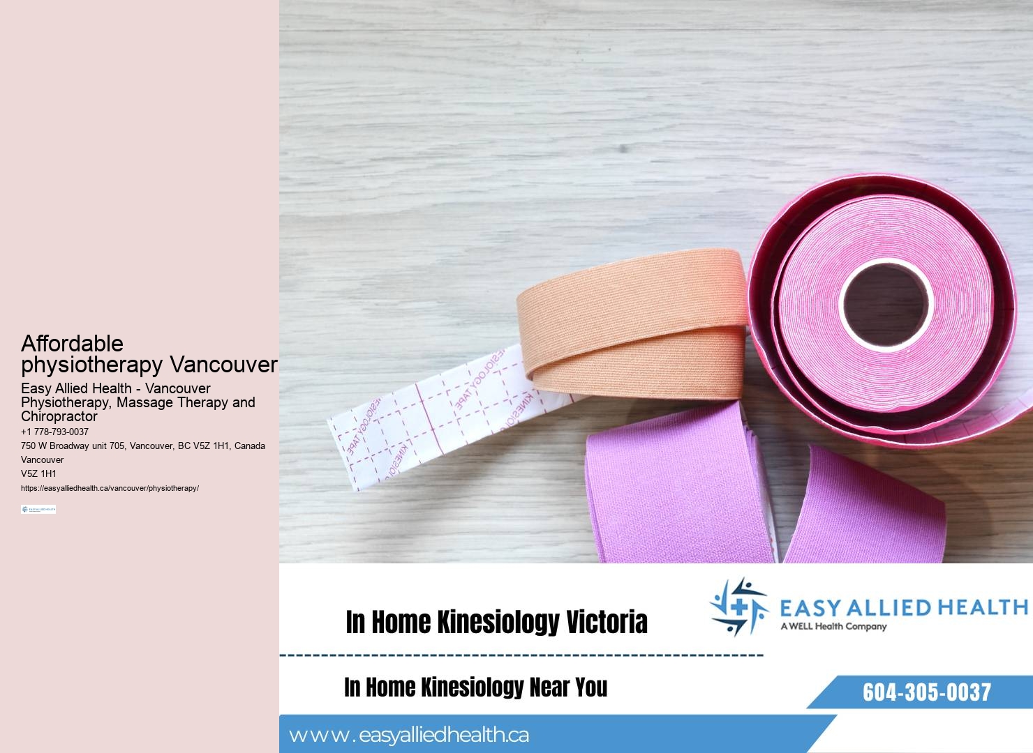 Specialized physiotherapy in Vancouver