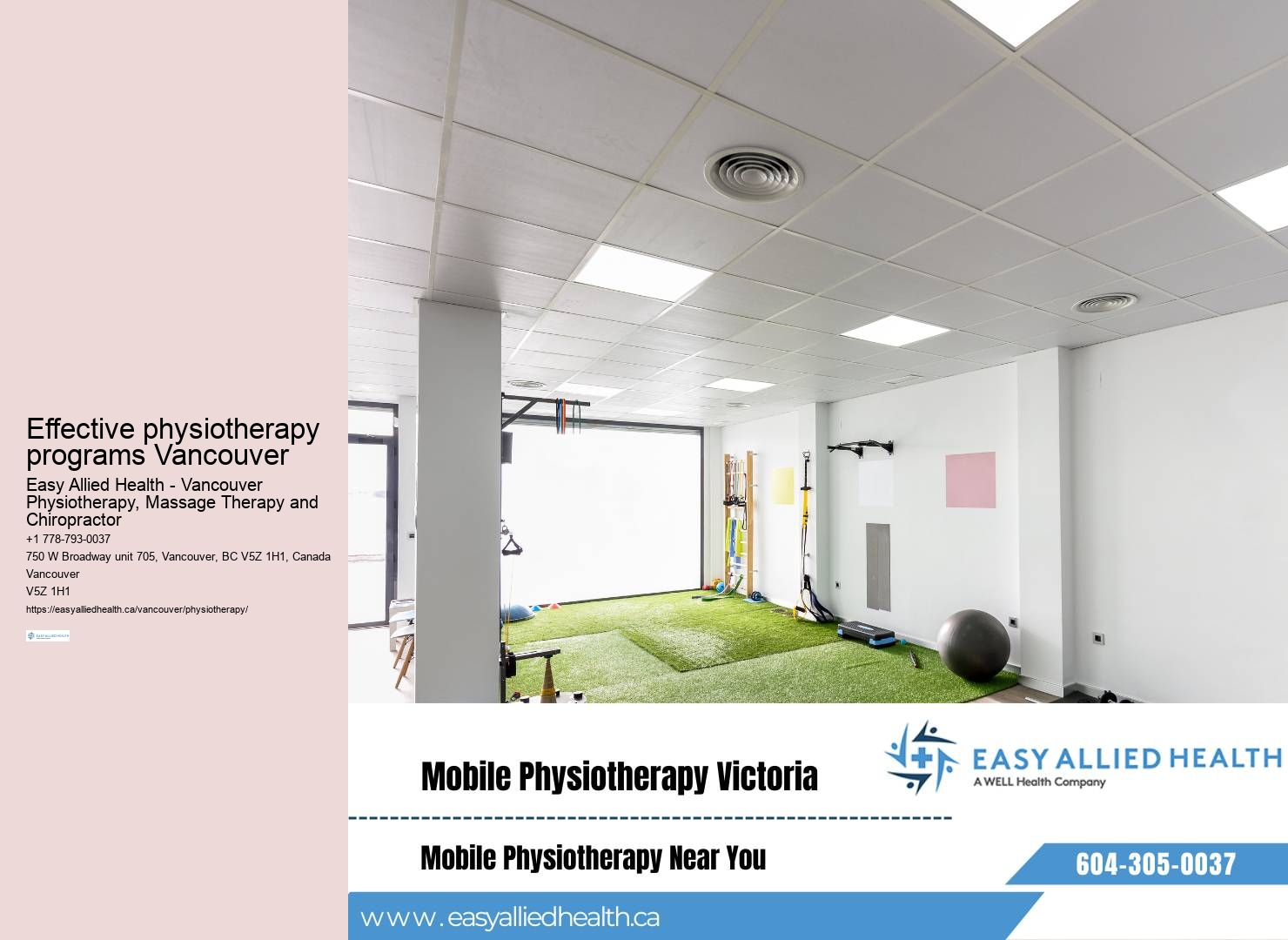Comprehensive Physiotherapy Vancouver