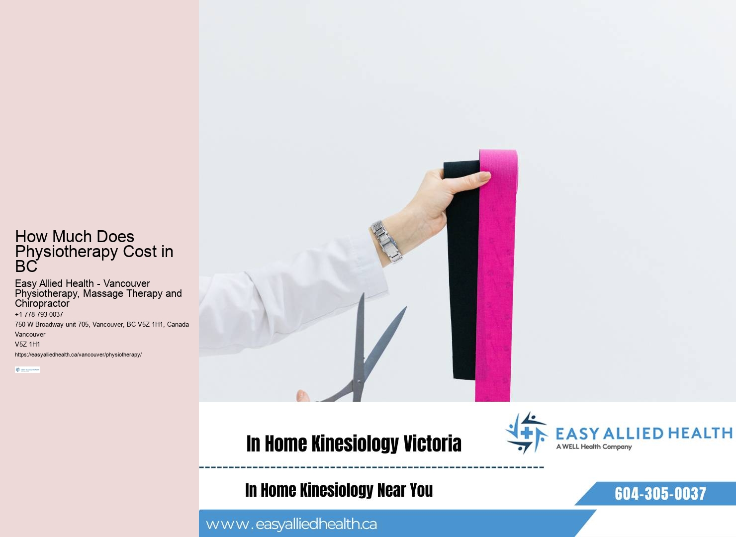 Affordable Physiotherapy Vancouver Downtown