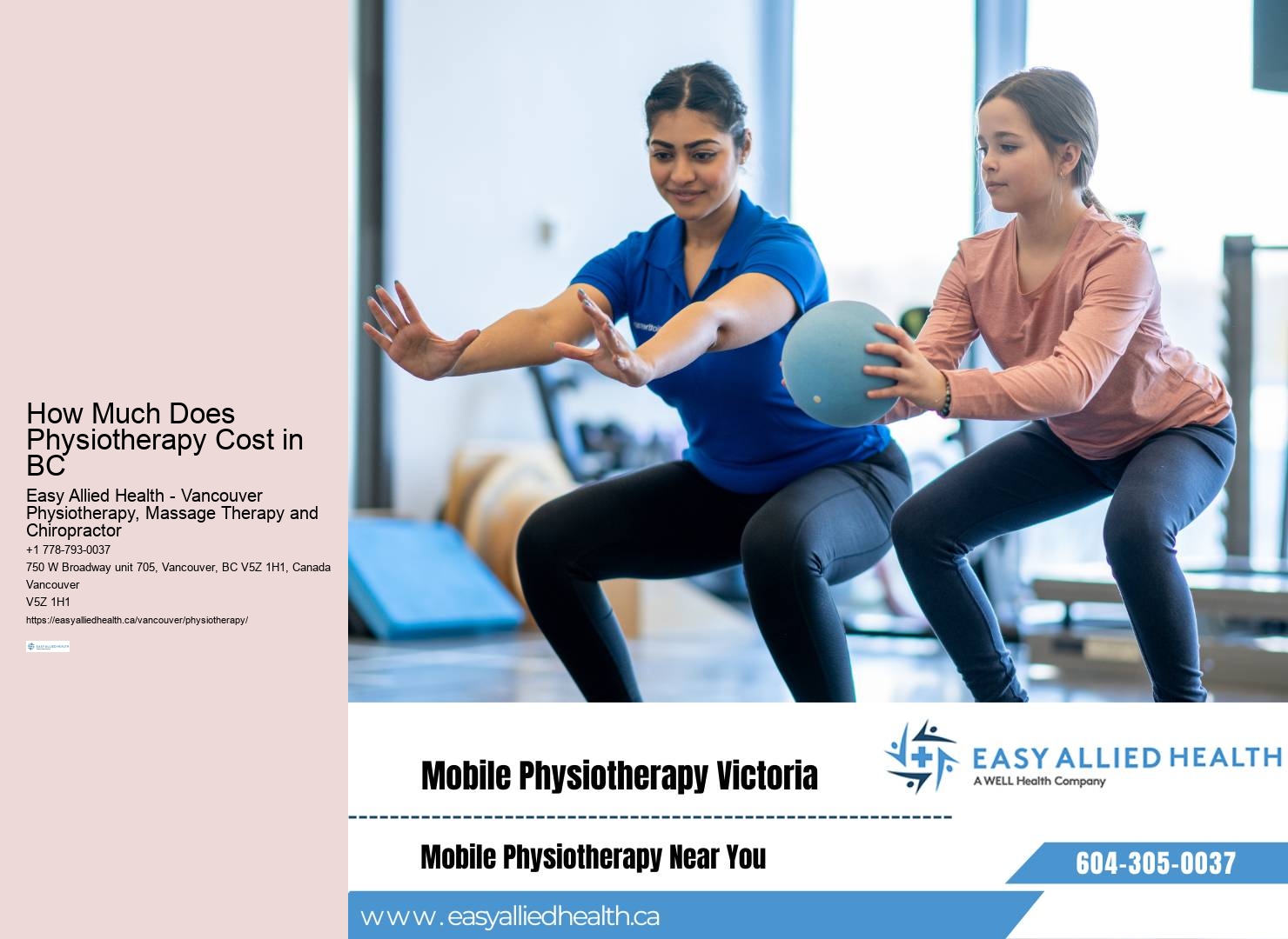 Postpartum physio Vancouver