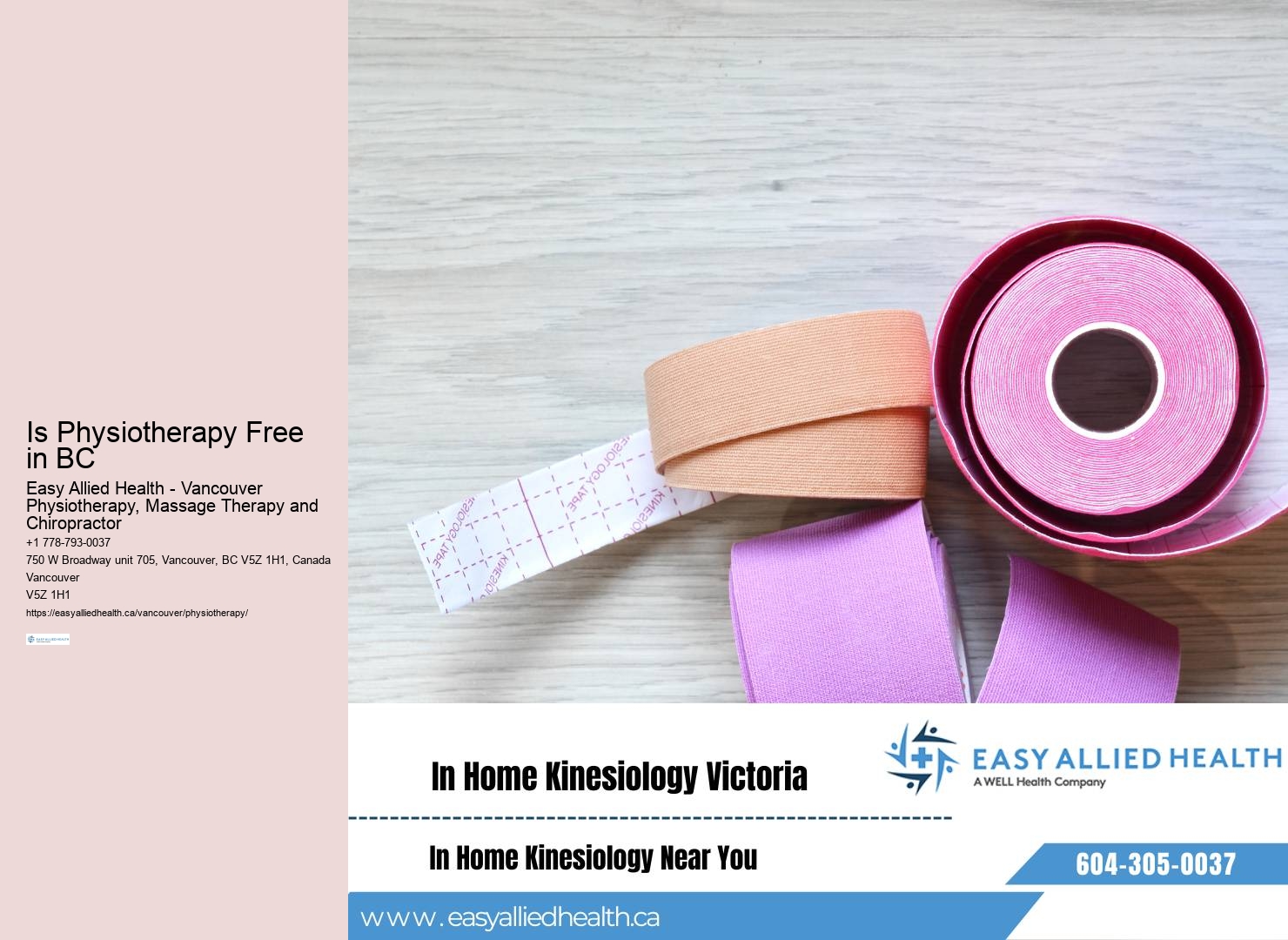 Physiotherapy at home Vancouver