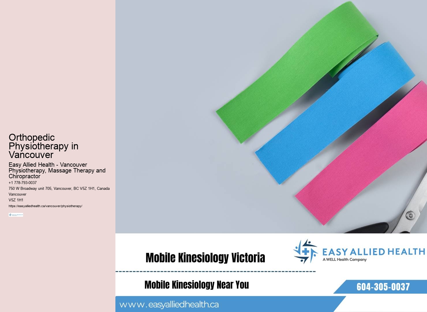 Premier Sports Physiotherapy Services in Vancouver Downtown