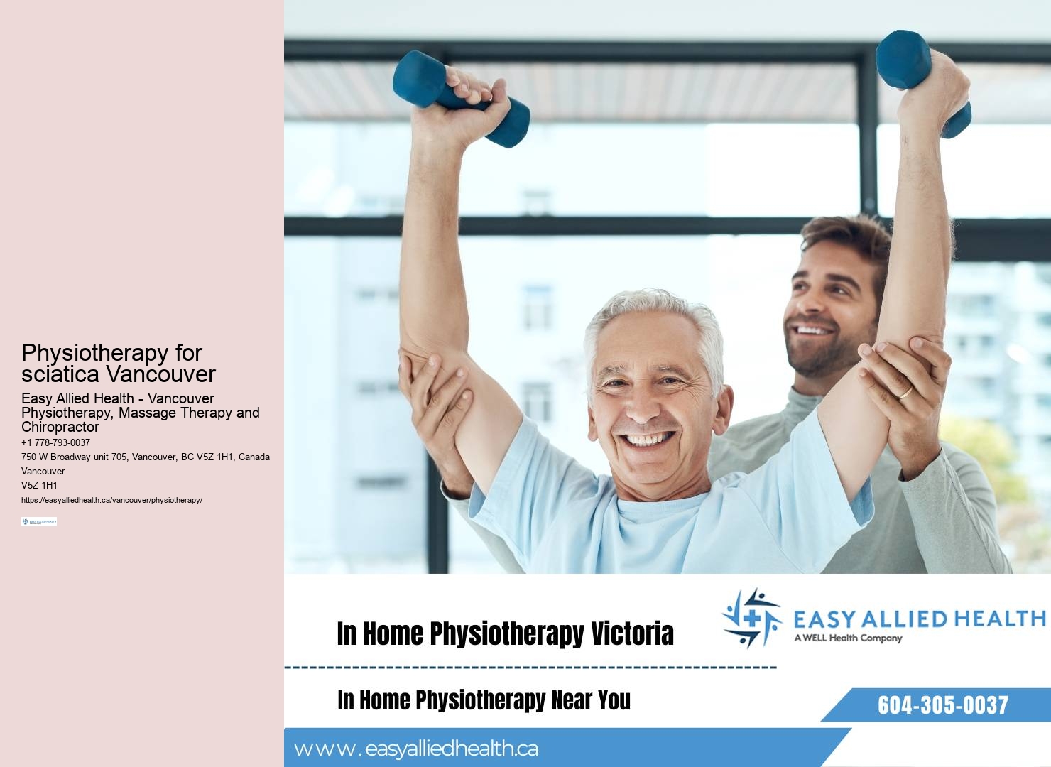 Physiotherapy for overall health optimization Vancouver