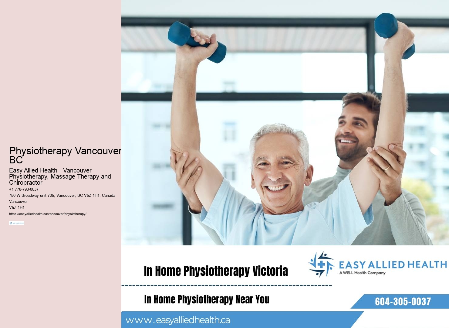 Best-rated Physiotherapy Vancouver Broadway