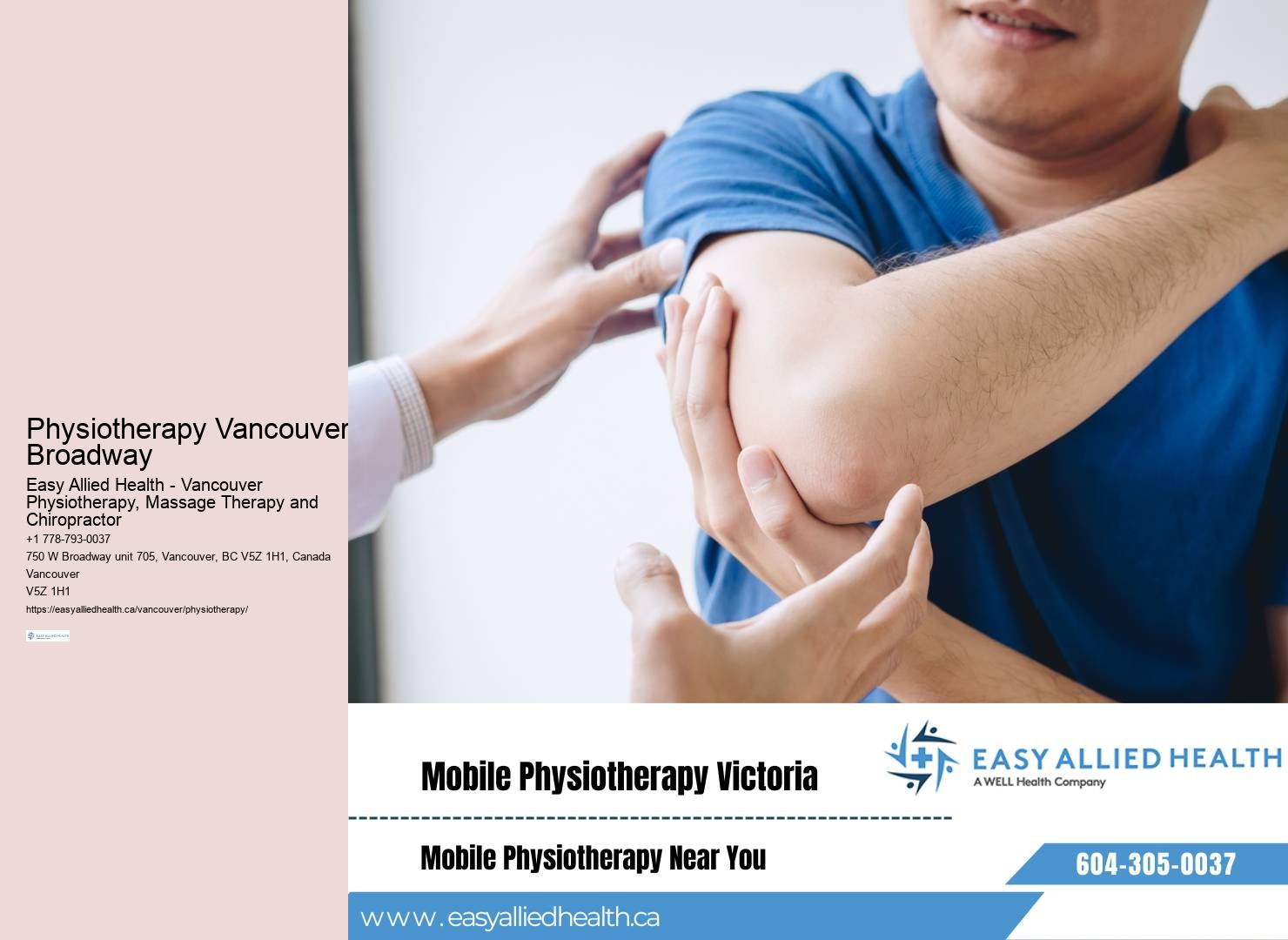 Premier Vancouver Physiotherapy & Sports Clinic Broadway