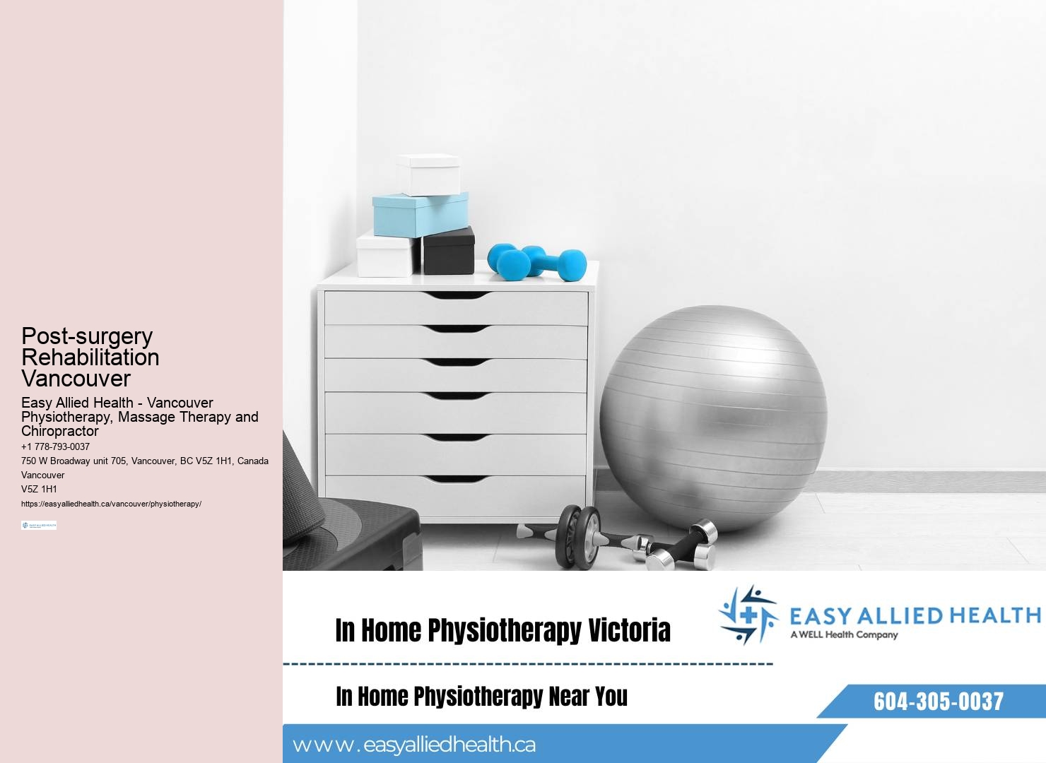 Vancouver physiotherapy for corporate health initiatives