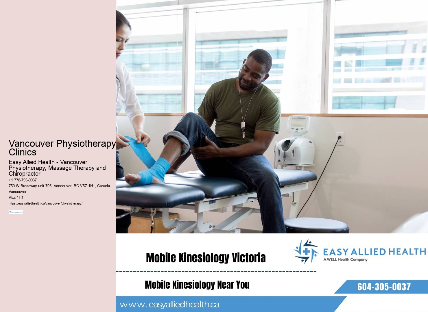 Vancouver physiotherapy for mobility improvement