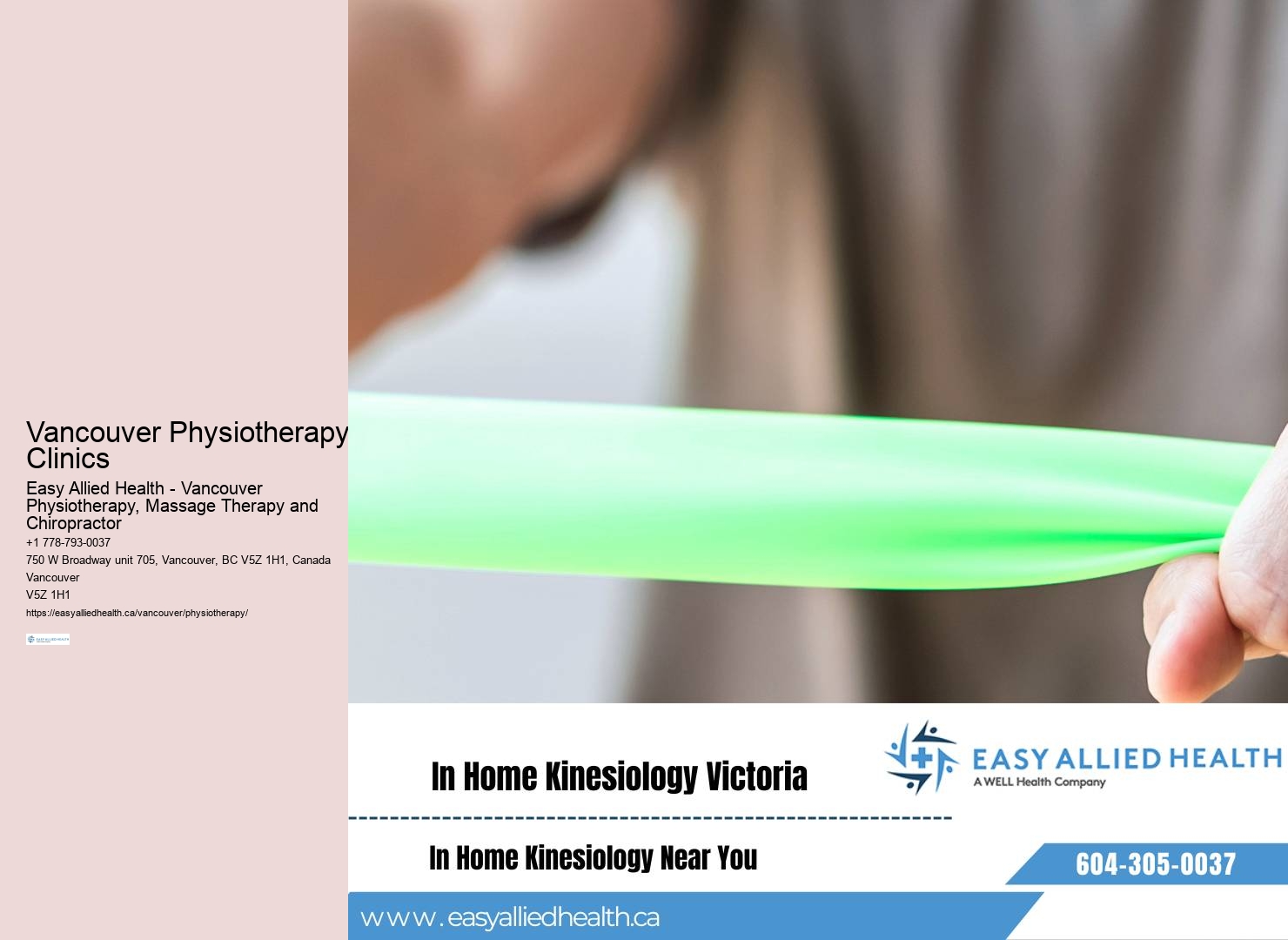 Vancouver physiotherapy techniques
