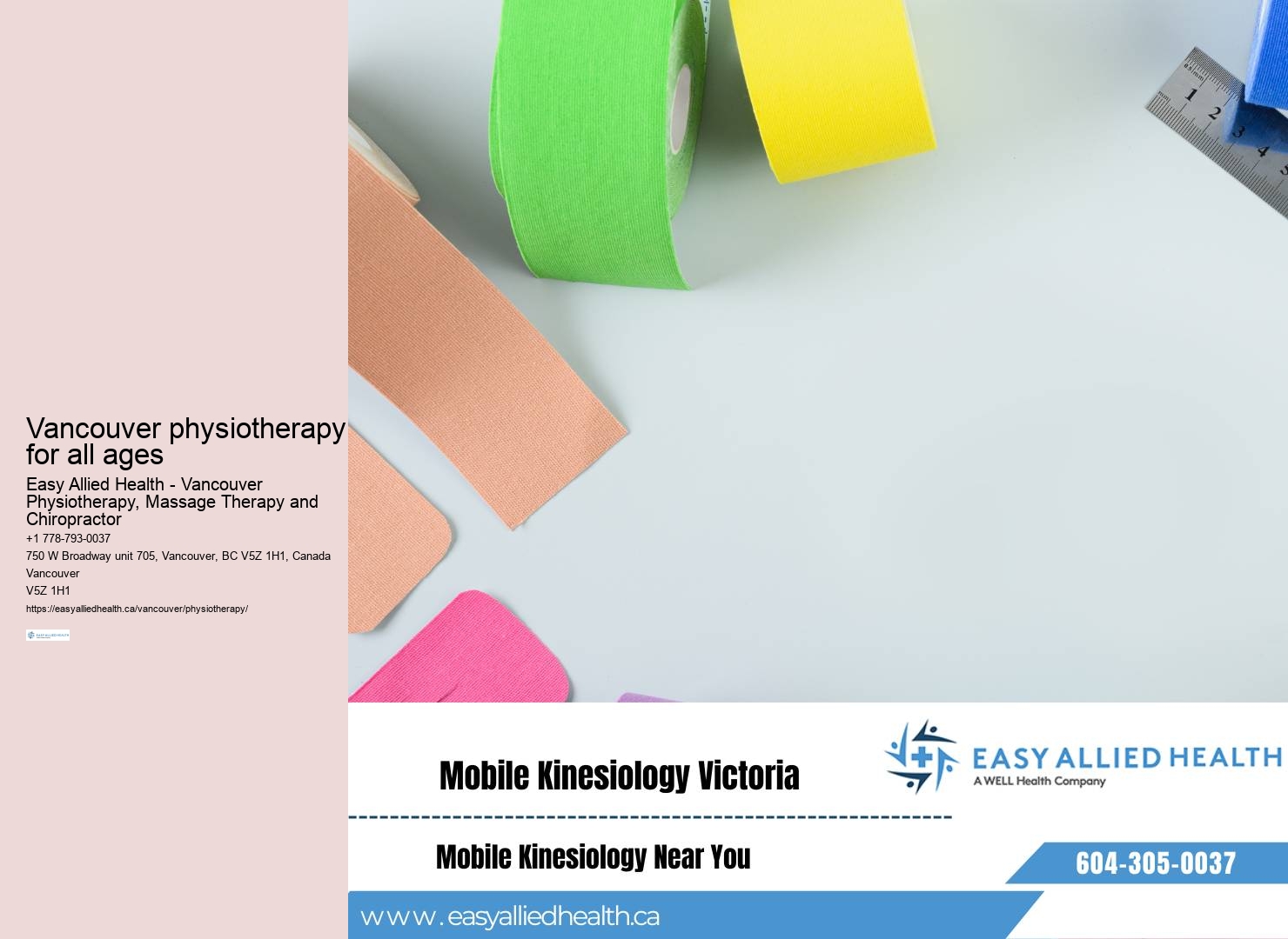 Affordable Vancouver Physiotherapy & Sports Clinic