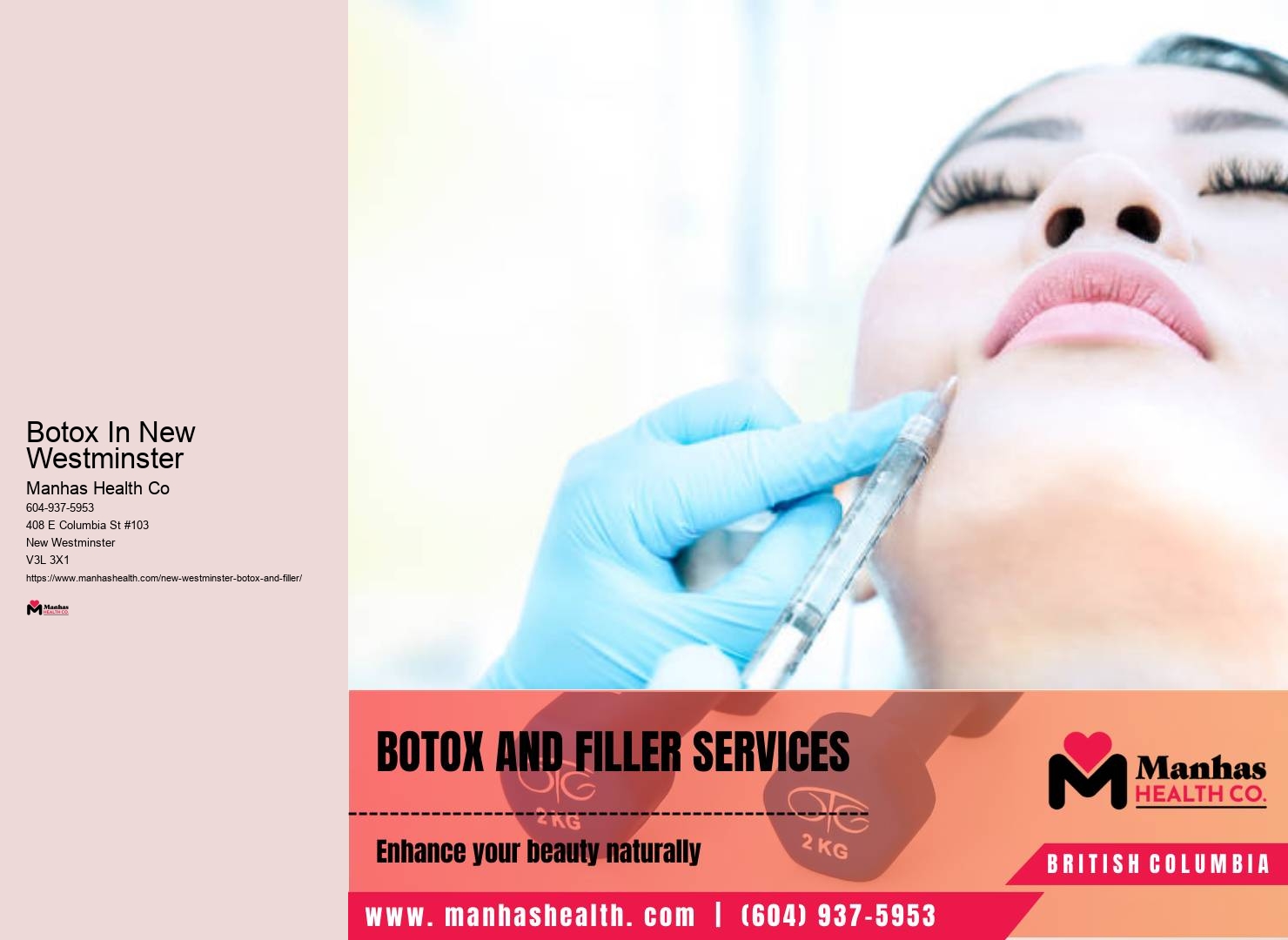 New Westminster anti-wrinkle injections