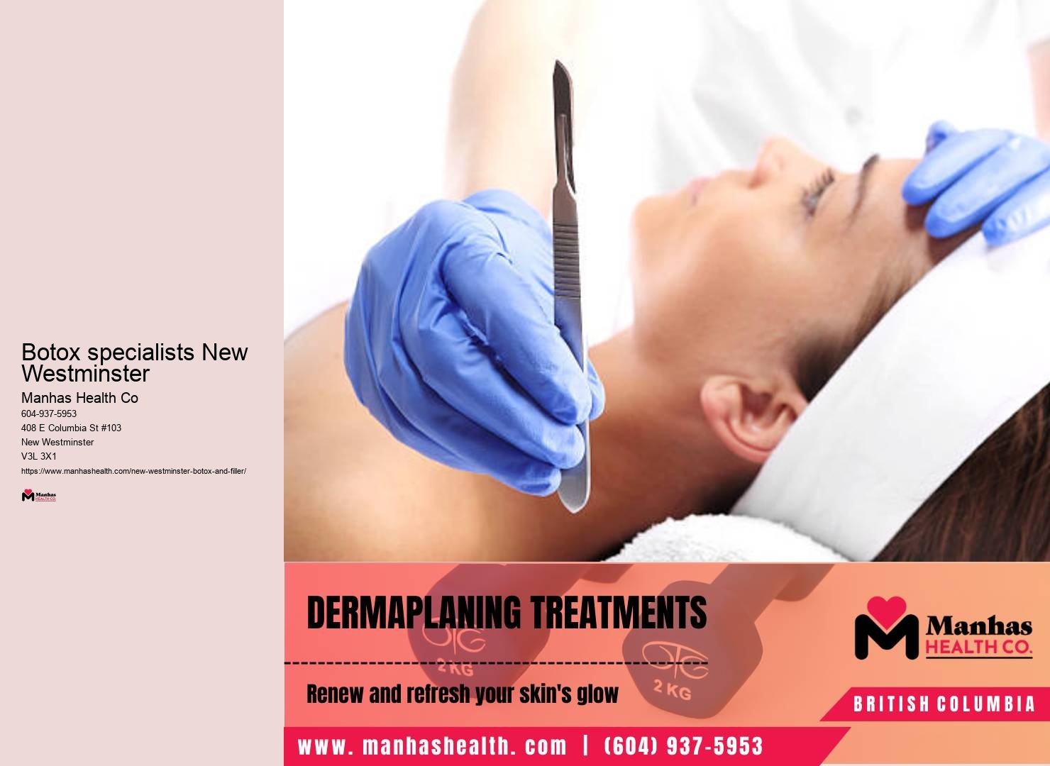 Botox skincare New Westminster