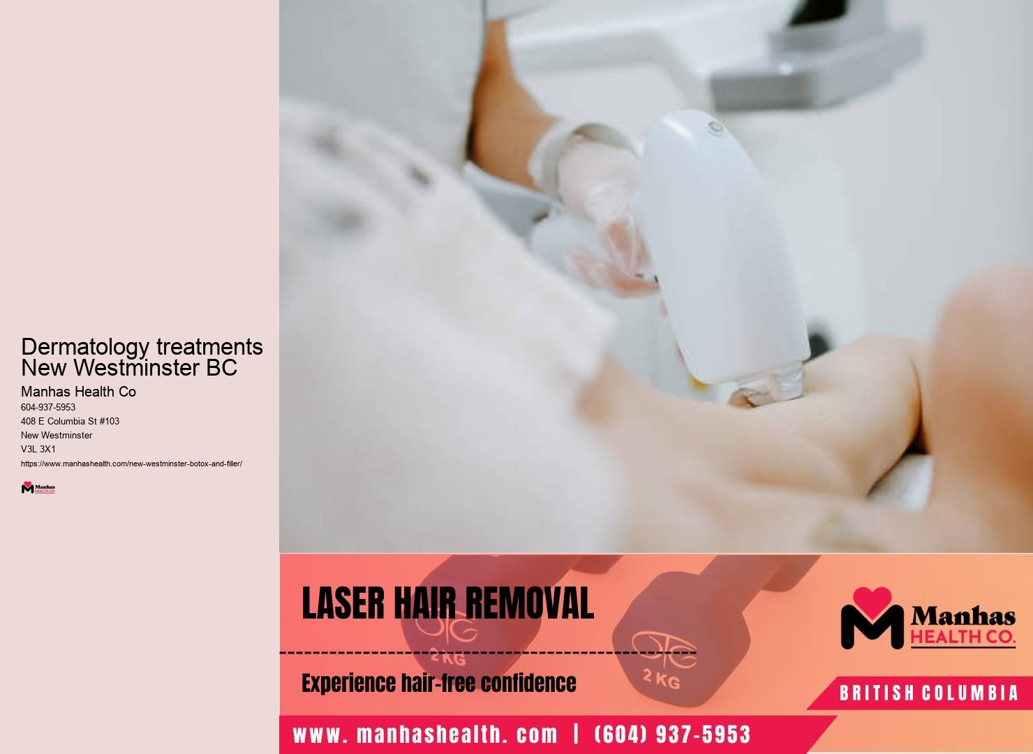 Botox facial treatments in New Westminster