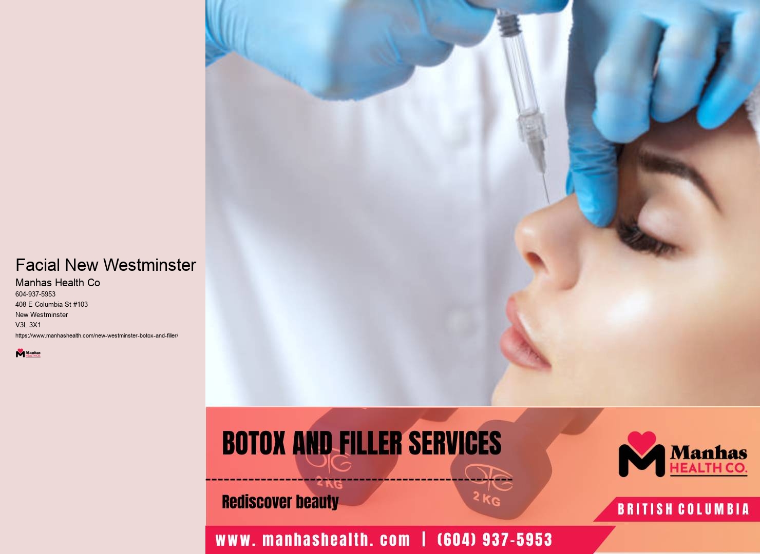 Botox for crow's feet in New Westminster
