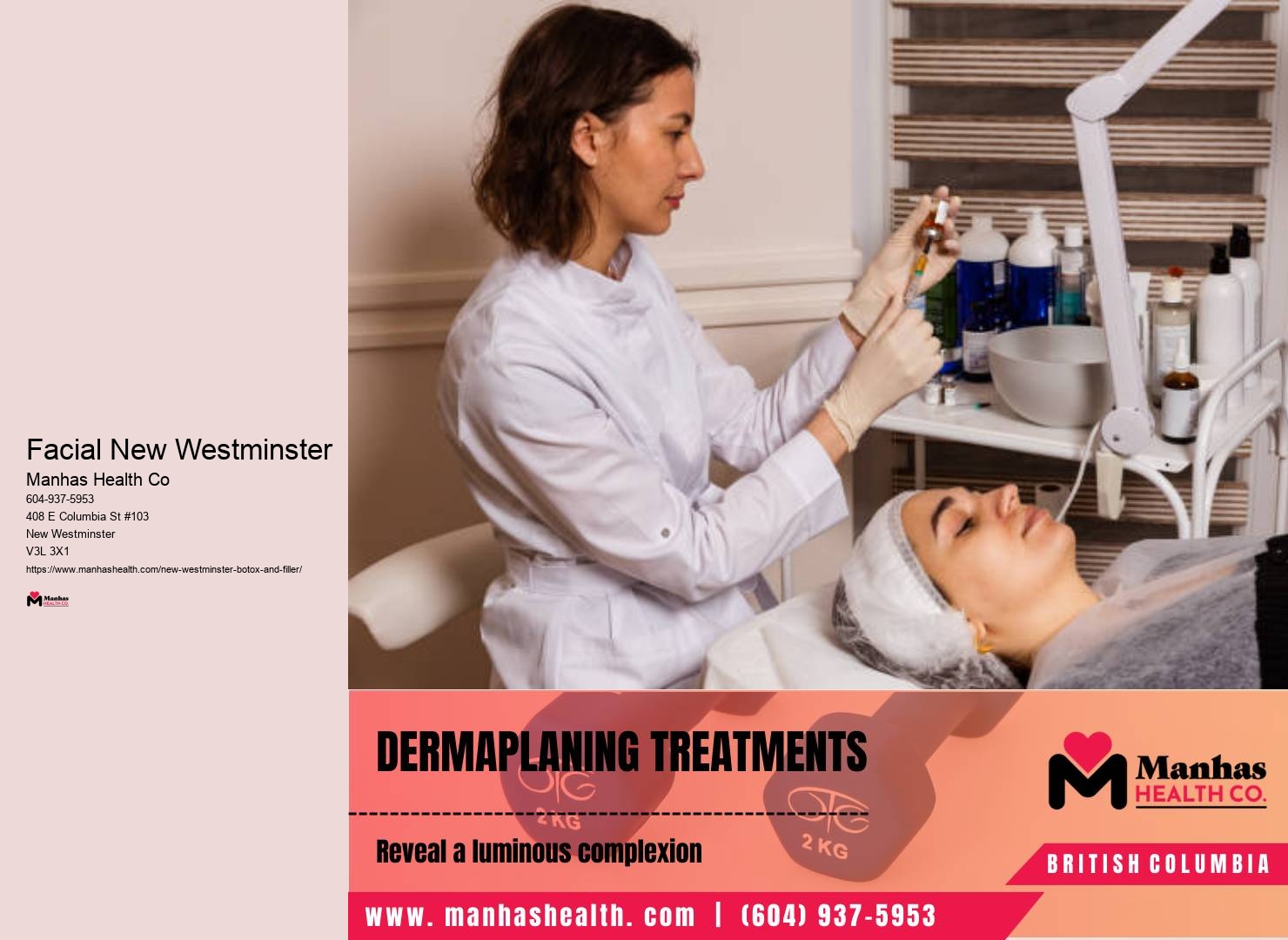 Facial botox treatments New Westminster