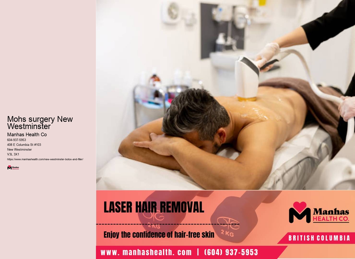 Facial transformation treatments New Westminster
