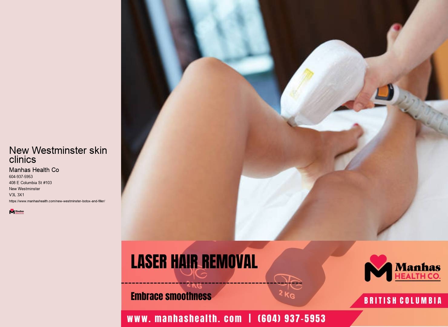 Facial wrinkle treatments New Westminster