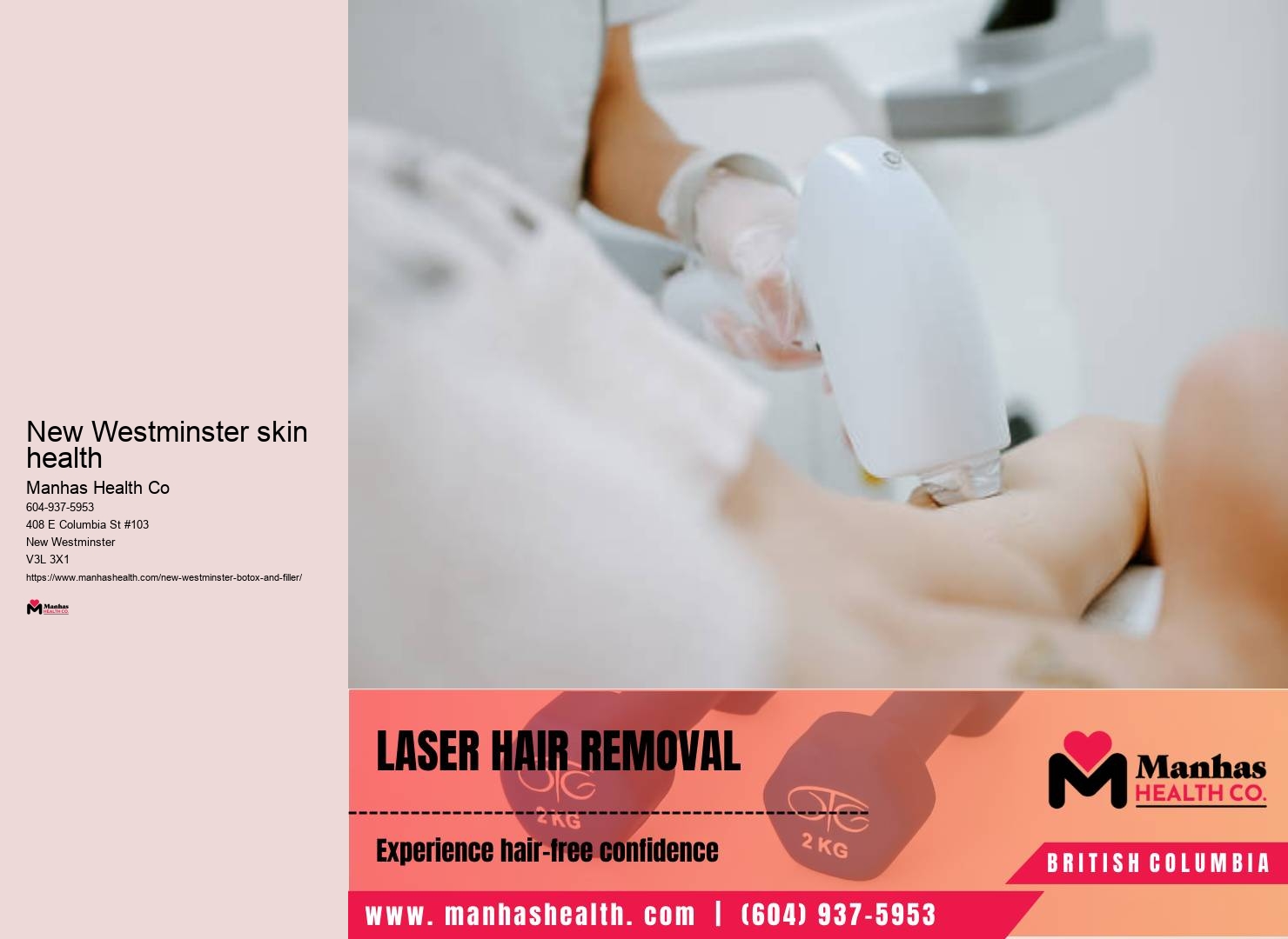 Smooth skin treatments New Westminster