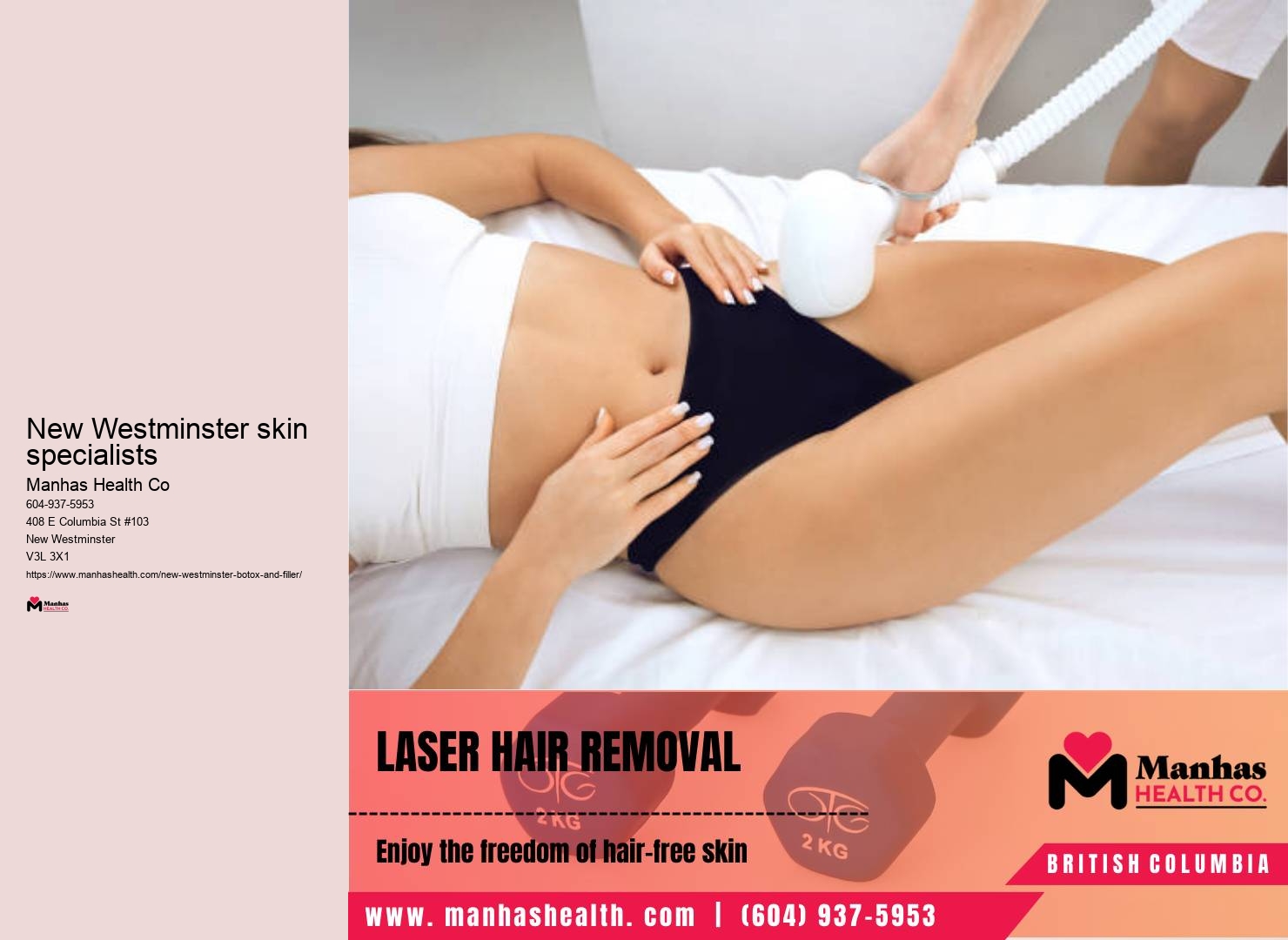 Botox facial treatments in New Westminster