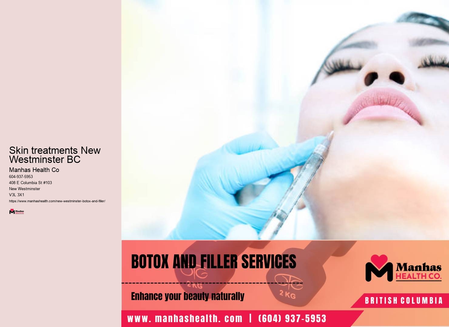 Skin enhancing treatments New Westminster