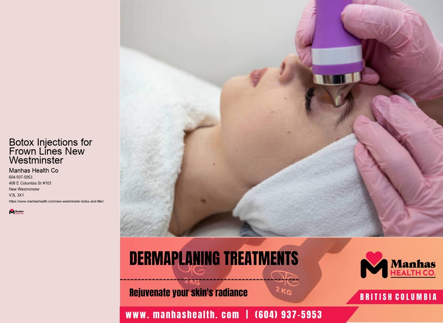 Non-surgical facial treatments in New Westminster