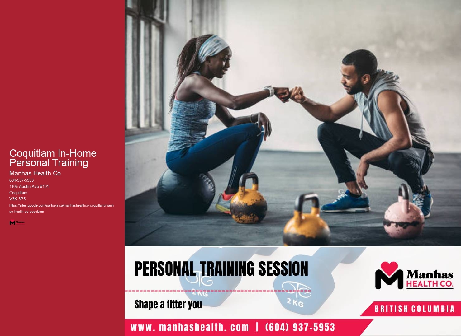 Coquitlam In-Home Personal Training Home Personal Training