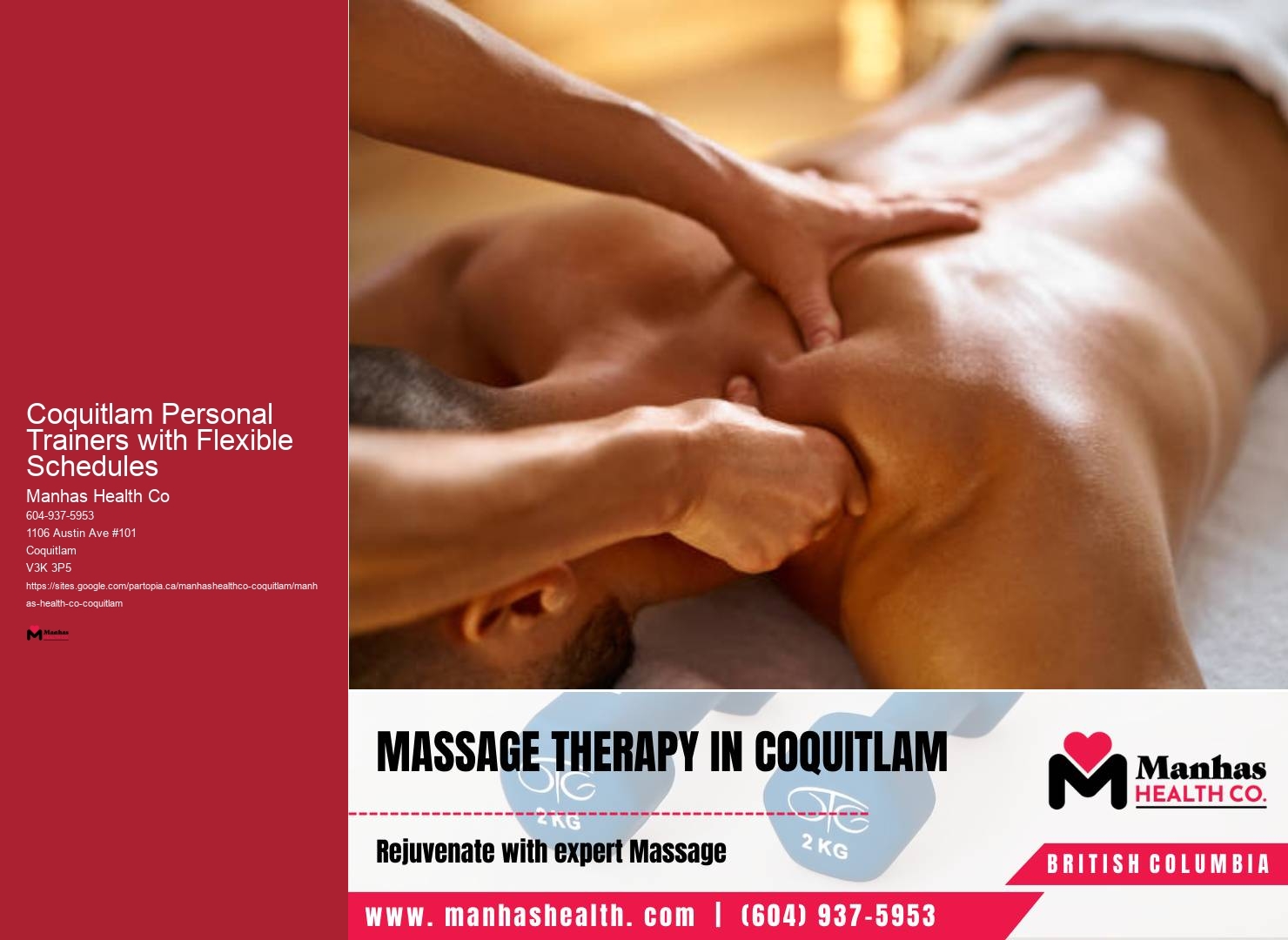 Coquitlam Personal Trainers with Flexible Schedules Personal Training For Injury Recovery