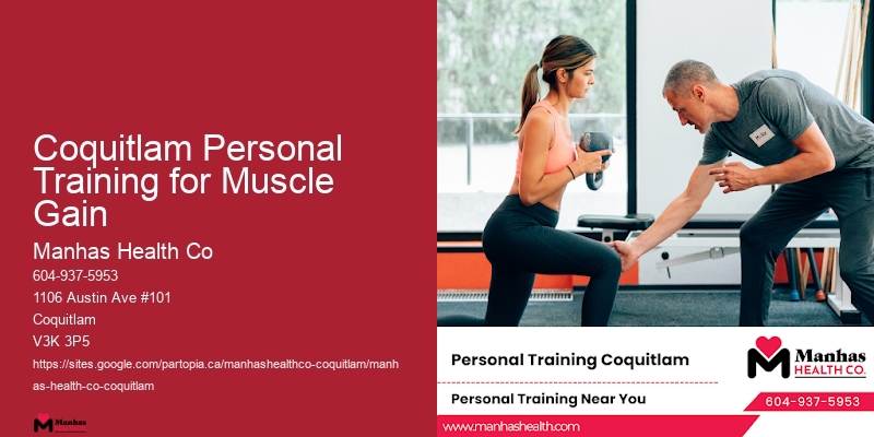 Personal Training Workshops Coquitlam Personal Training for Muscle Gain