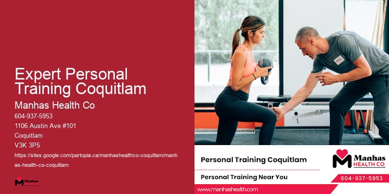 Personal Trainers with Nutritional Support Expert Personal Training Coquitlam