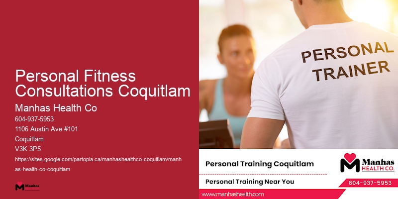 Personal Fitness Sessions Personal Fitness Consultations Coquitlam