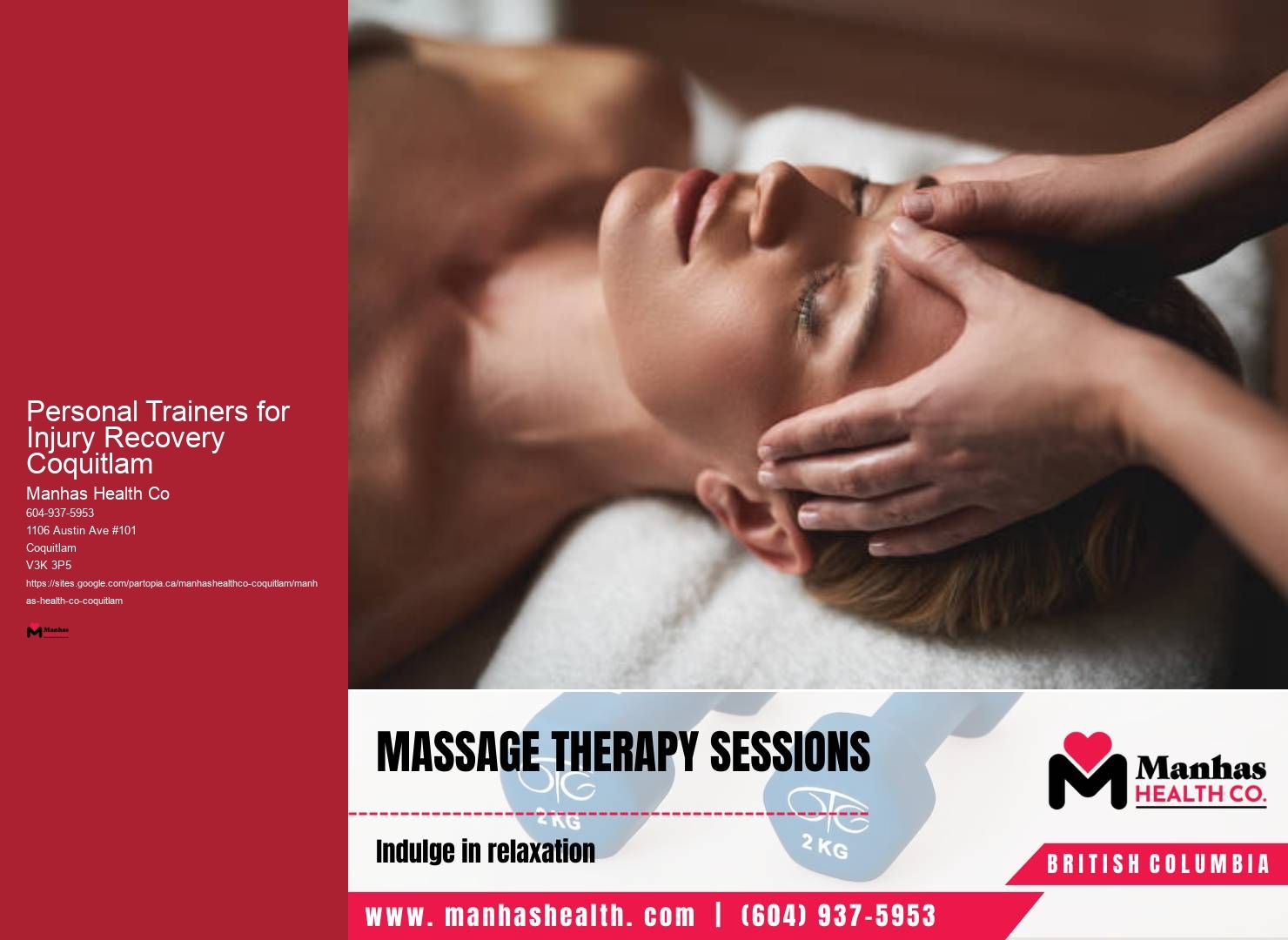 Personal Trainers for Injury Recovery Coquitlam Fitness Trainers for All Levels