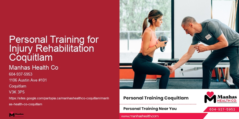Personal Training for Injury Rehabilitation Coquitlam Bodybuilding Coaches