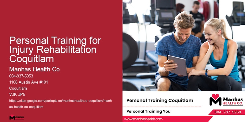 Personal Training for Injury Rehabilitation Coquitlam Online Group Fitness Classes