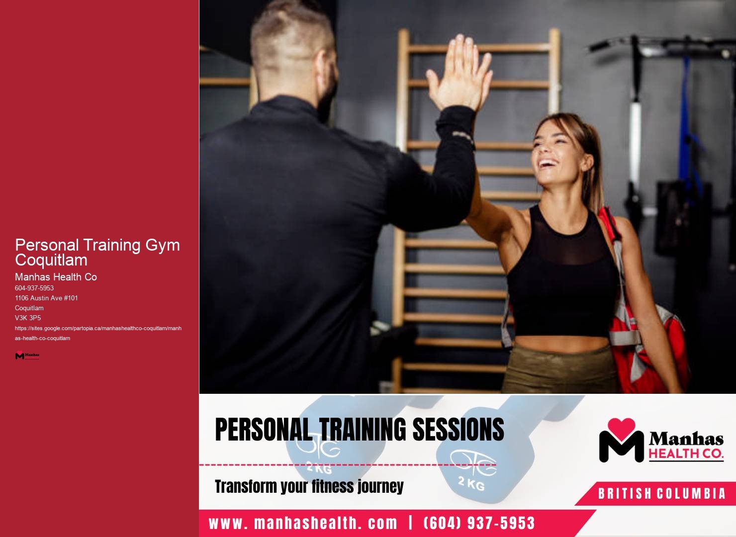 Personal Training Gym Coquitlam Fitness and Lifestyle Coaching