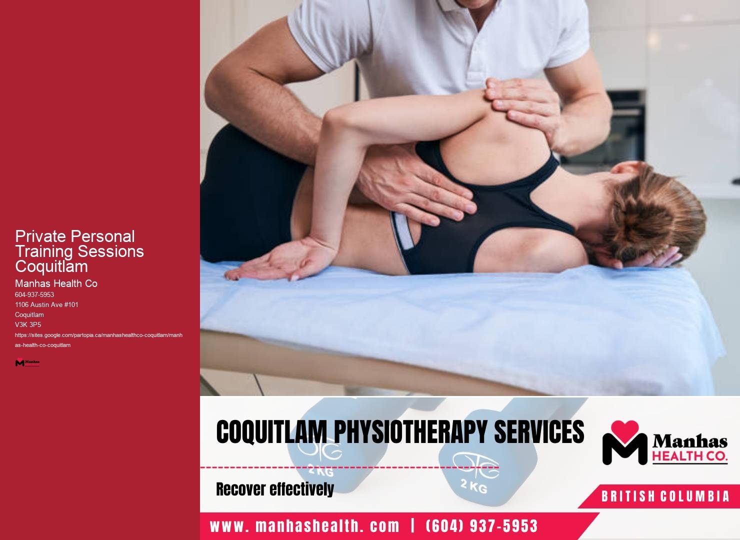 Private Personal Training Sessions Coquitlam Personal Fitness Programs
