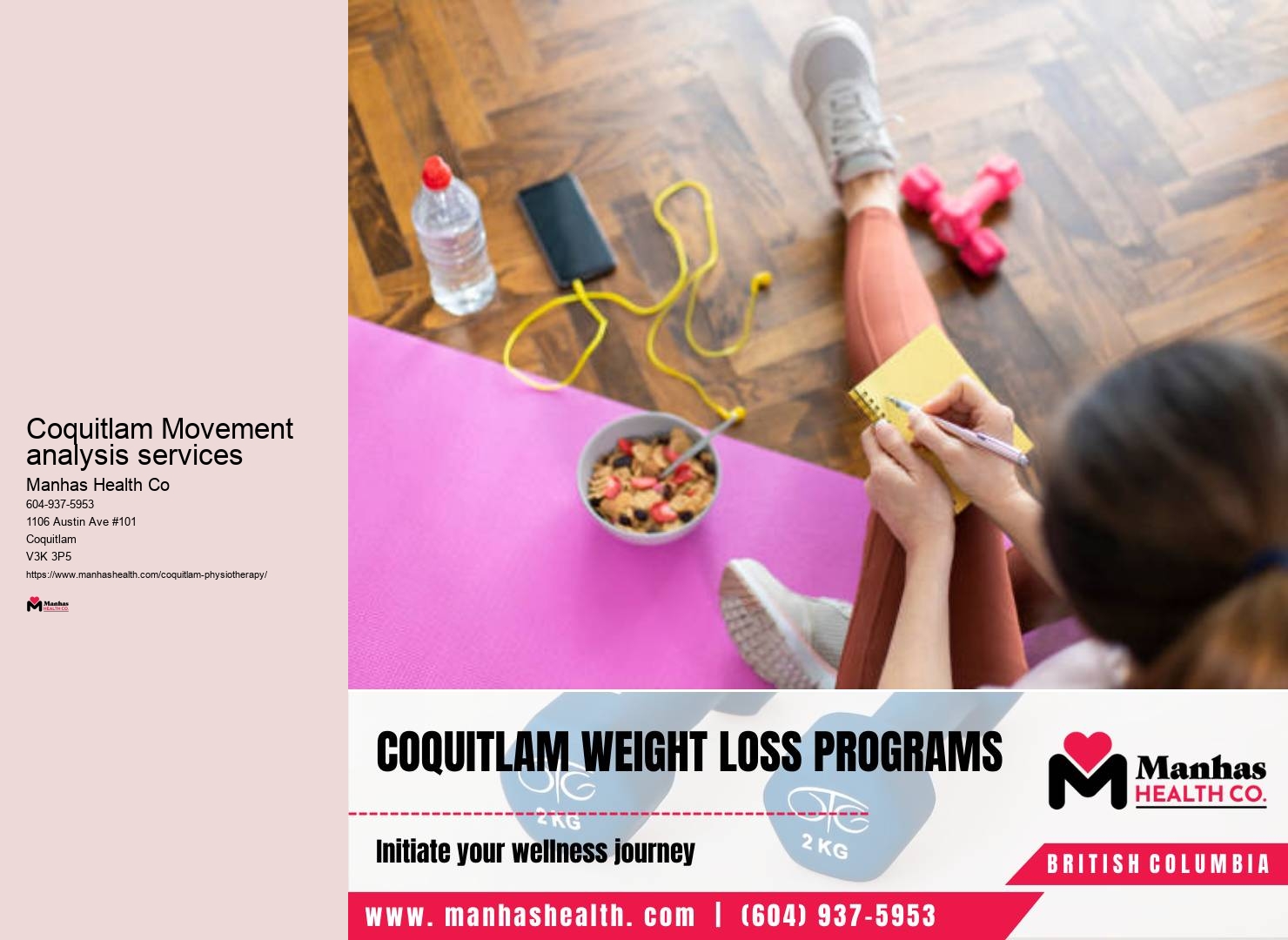 Health and wellness coaching in Coquitlam