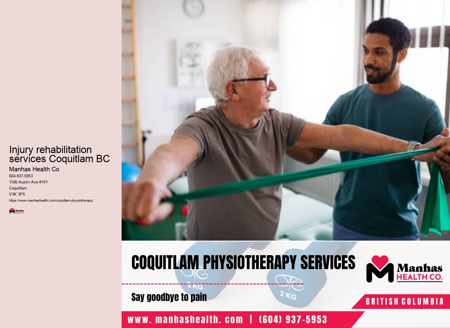 Stroke rehabilitation in Coquitlam