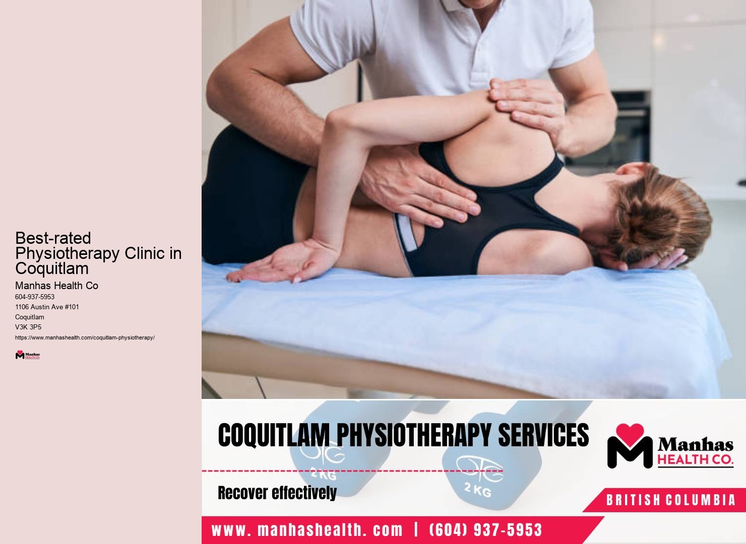 Top-rated Physiotherapy Clinic in Coquitlam