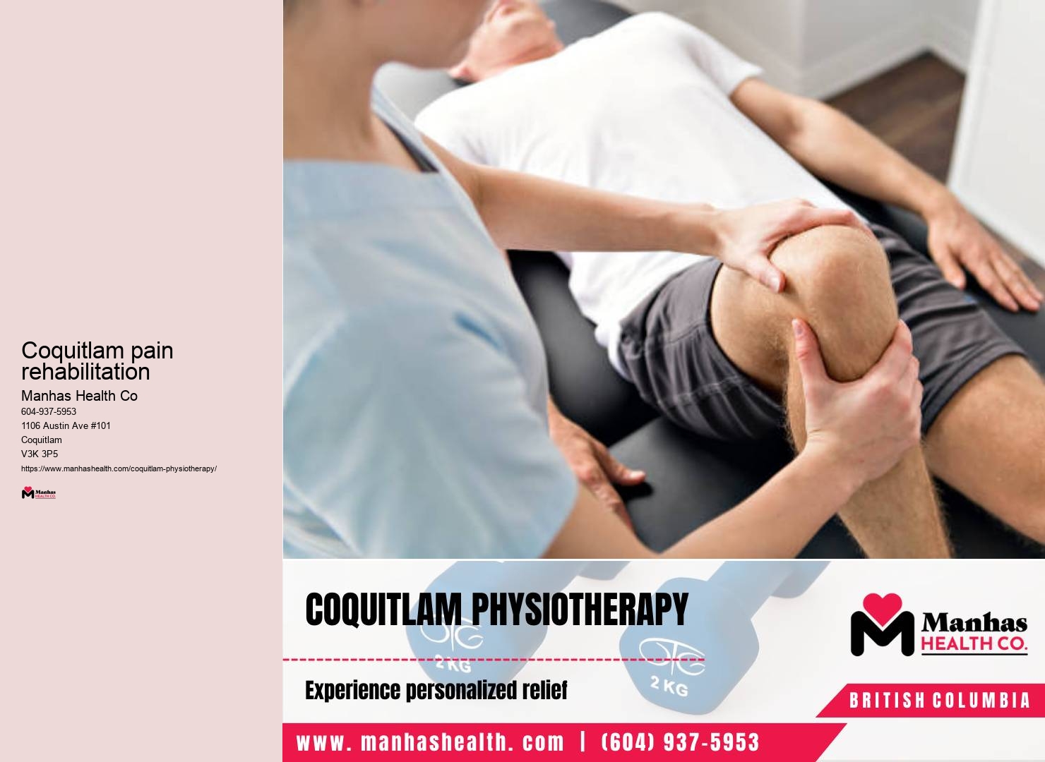 Injury recovery Coquitlam