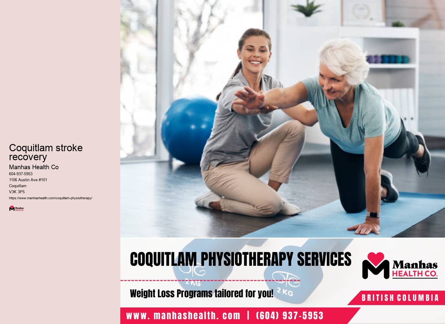 Coquitlam back pain physio