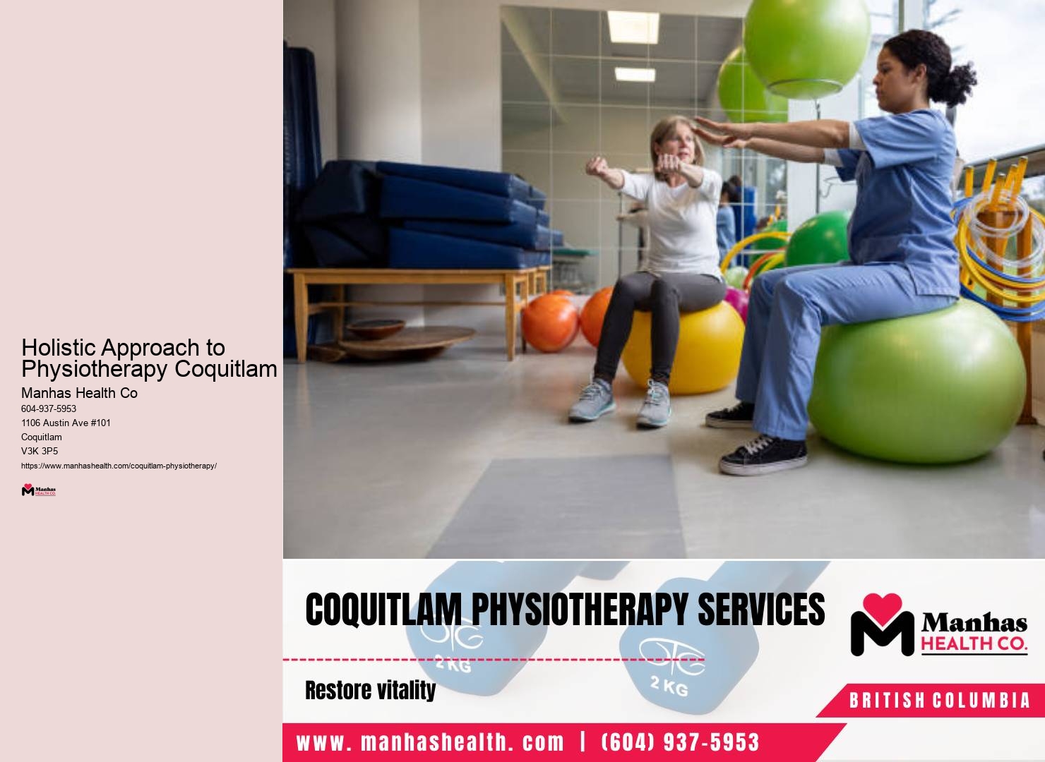 Physiotherapy for Postural Correction Coquitlam BC