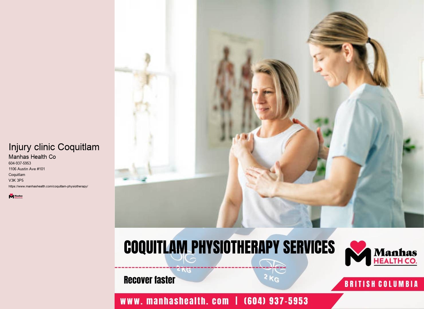 Dedicated Physiotherapy Rehabilitation Coquitlam