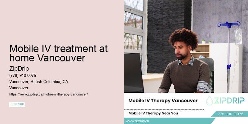 Mobile IV treatment at home Vancouver
