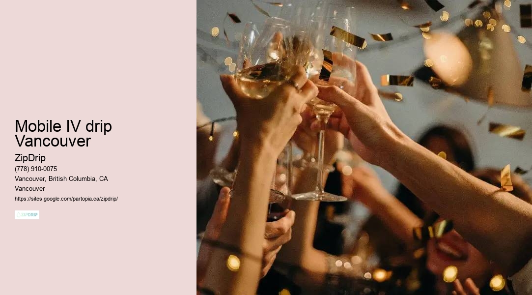 IV rehydration therapy Mobile IV drip Vancouver